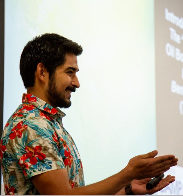 Izaiah presenting