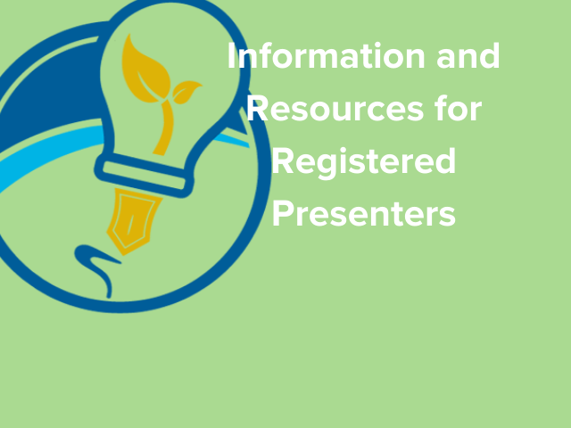 URC logo with the words Information and Resources for Registered Presenters
